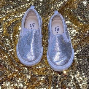 Silver Baby Gap Flats